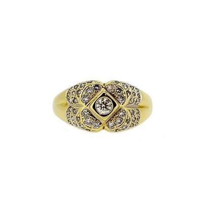 18ct Gold Diamond Dress Ring