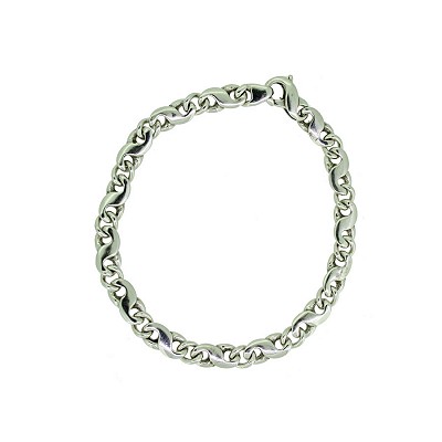 9ct White Gold Fancy Bracelet